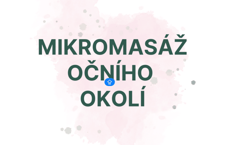 mikromasáž očního okolí